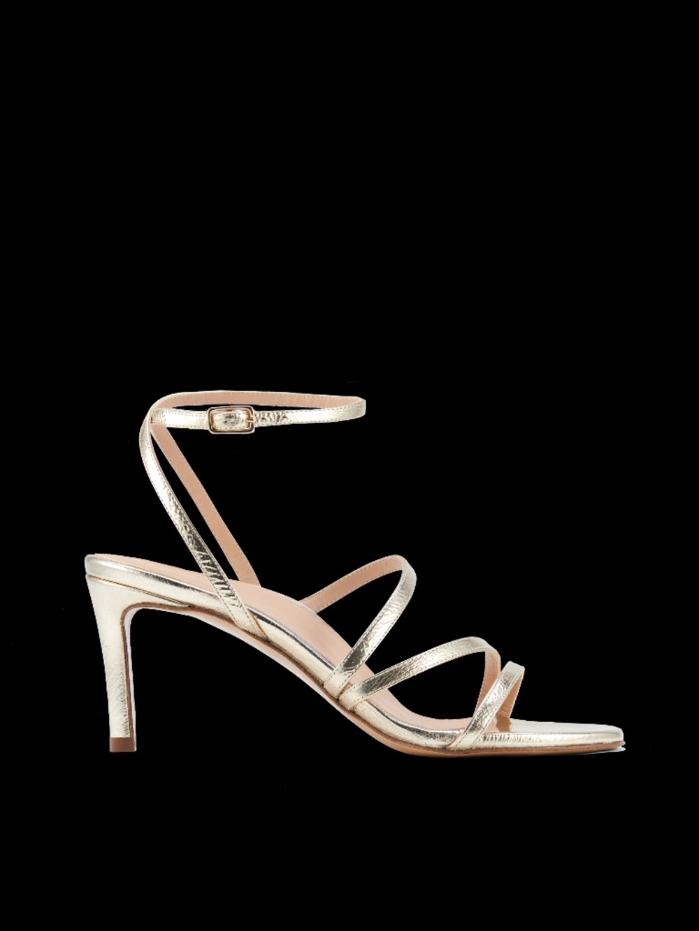 NWT Inez Sofia: Gold Metallic Heels Size 8 / Roomy